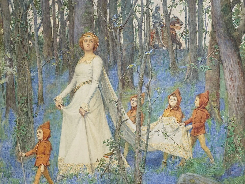 1859-Henry Meynell Rheam - Il bosco delle fate